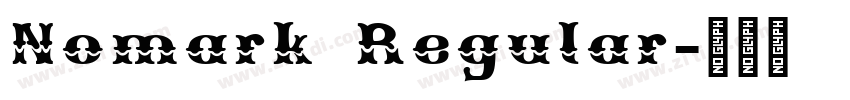 Nomark Regular字体转换